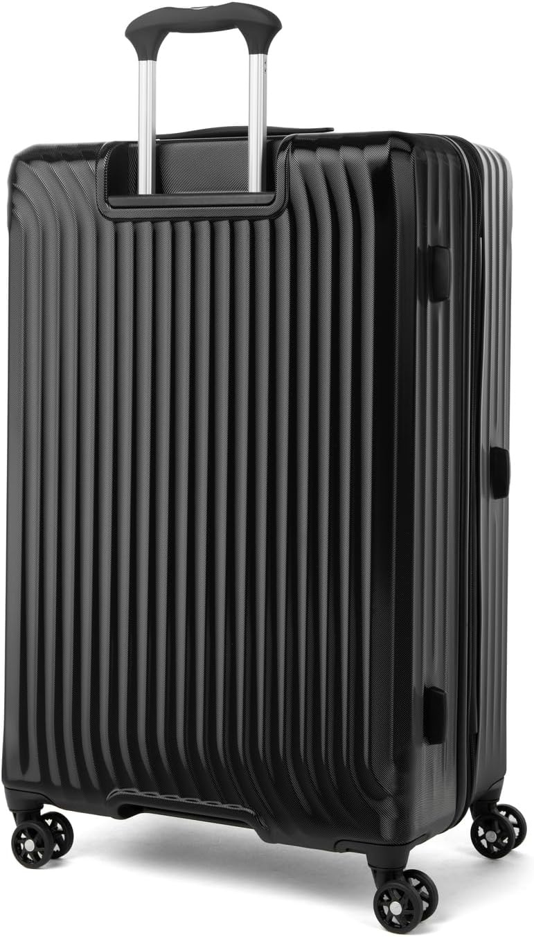 image:imageTravelpro Maxlite Air Cabernet Hardside Checked Luggage 28Inch Lightweight Polycarbonate Hard Shell With 8 Spinner Wheels Expandable Design amp AirlineFriendly SizingBlack