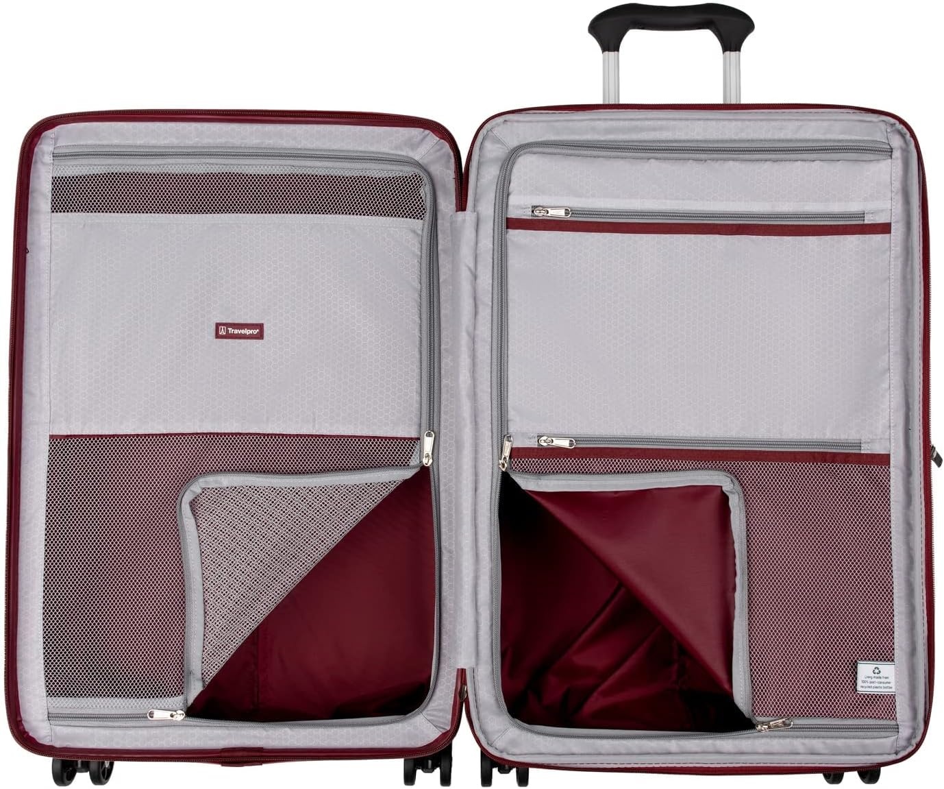 image:imageTravelpro Maxlite Air Cabernet Hardside Checked Luggage 28Inch Lightweight Polycarbonate Hard Shell With 8 Spinner Wheels Expandable Design amp AirlineFriendly SizingCabernet