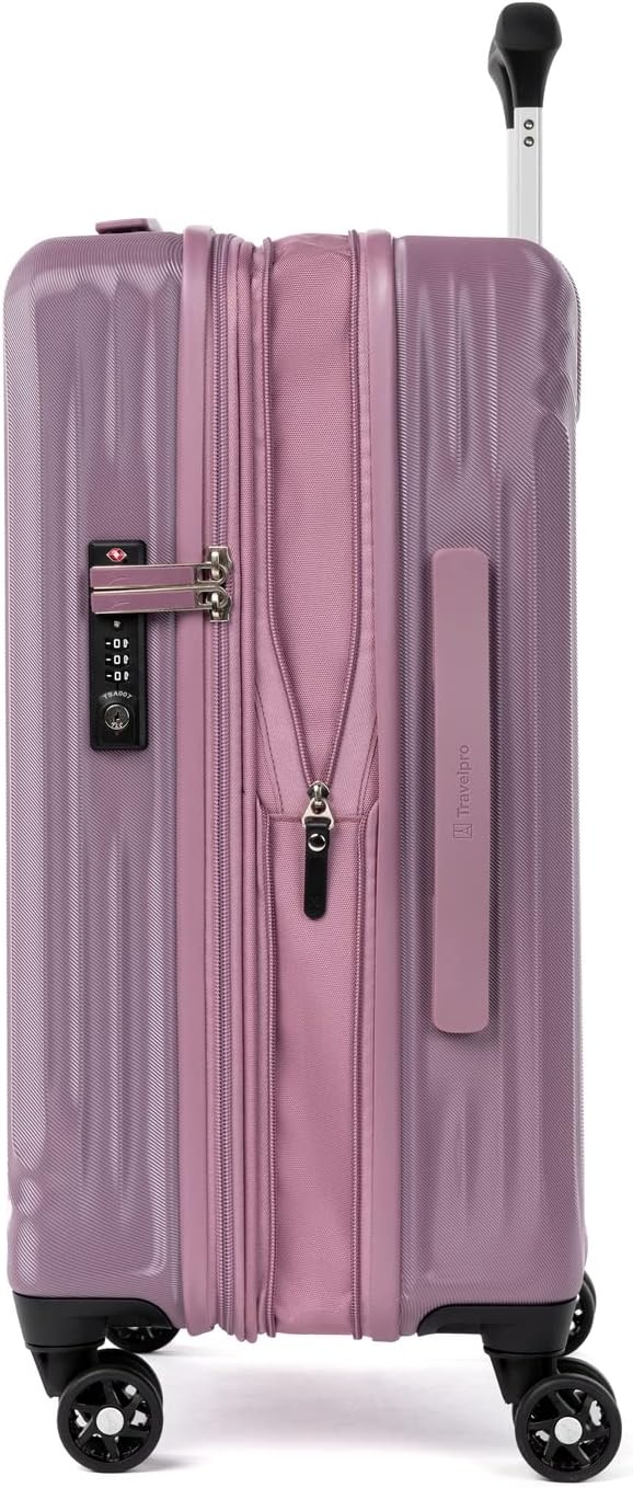 image:imageTravelpro Maxlite Air Cabernet Hardside Checked Luggage 28Inch Lightweight Polycarbonate Hard Shell With 8 Spinner Wheels Expandable Design amp AirlineFriendly SizingOrchid Pink Purple