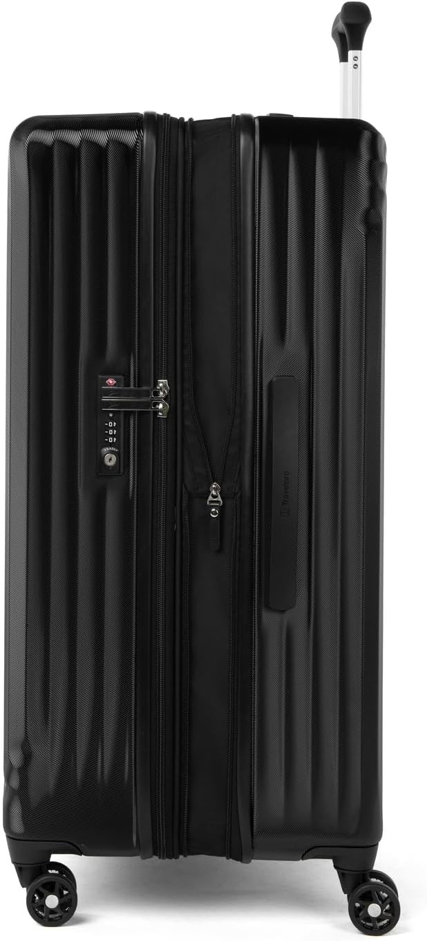 image:imageTravelpro Maxlite Air Cabernet Hardside Checked Luggage 28Inch Lightweight Polycarbonate Hard Shell With 8 Spinner Wheels Expandable Design amp AirlineFriendly SizingBlack