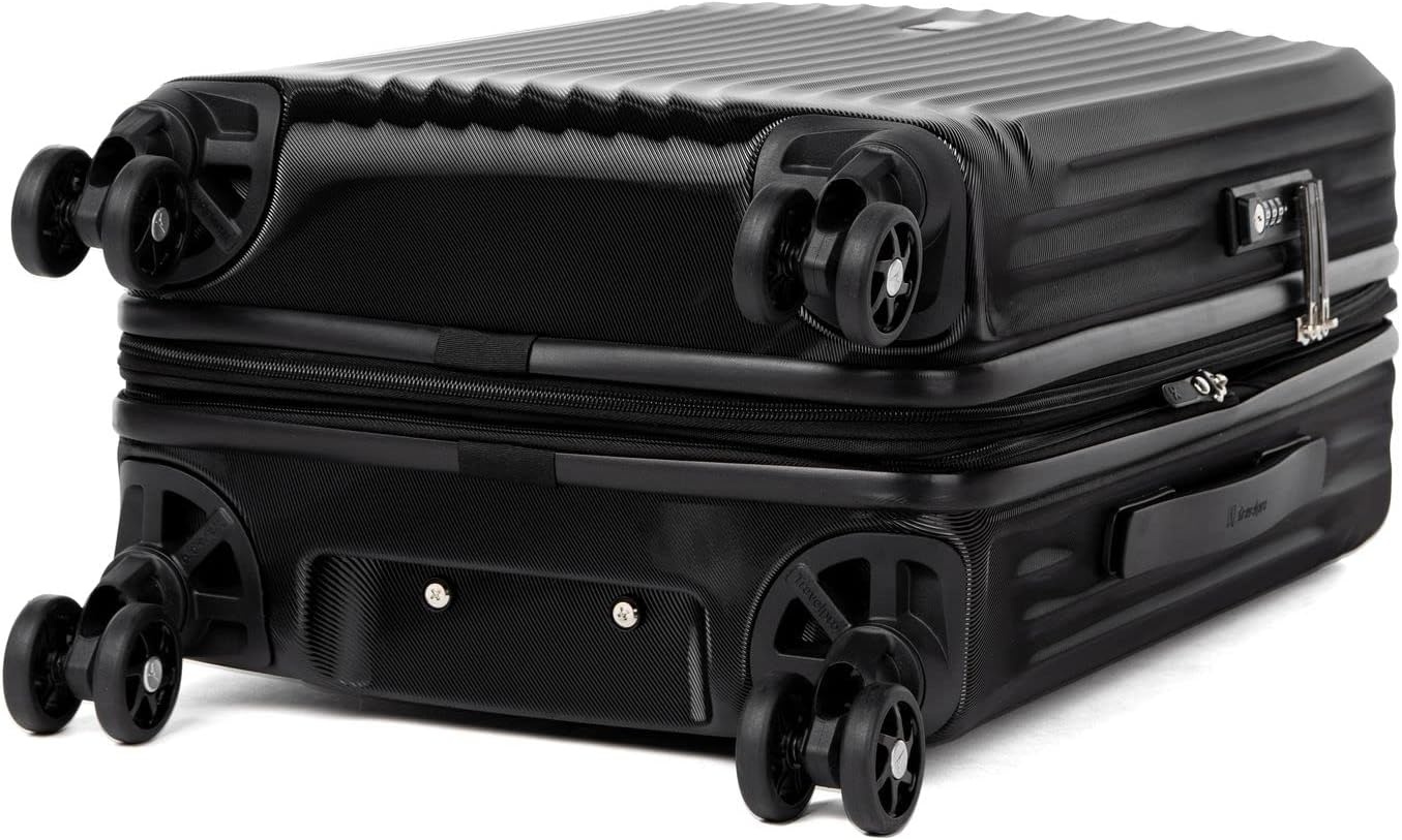 image:imageTravelpro Maxlite Air Cabernet Hardside Checked Luggage 28Inch Lightweight Polycarbonate Hard Shell With 8 Spinner Wheels Expandable Design amp AirlineFriendly SizingBlack