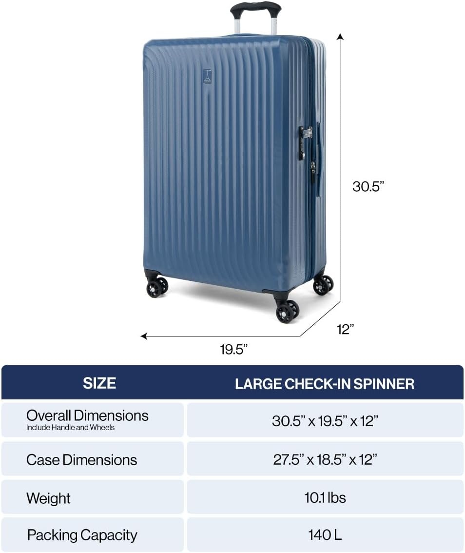 image:imageTravelpro Maxlite Air Cabernet Hardside Checked Luggage 28Inch Lightweight Polycarbonate Hard Shell With 8 Spinner Wheels Expandable Design amp AirlineFriendly SizingOrchid Pink Purple