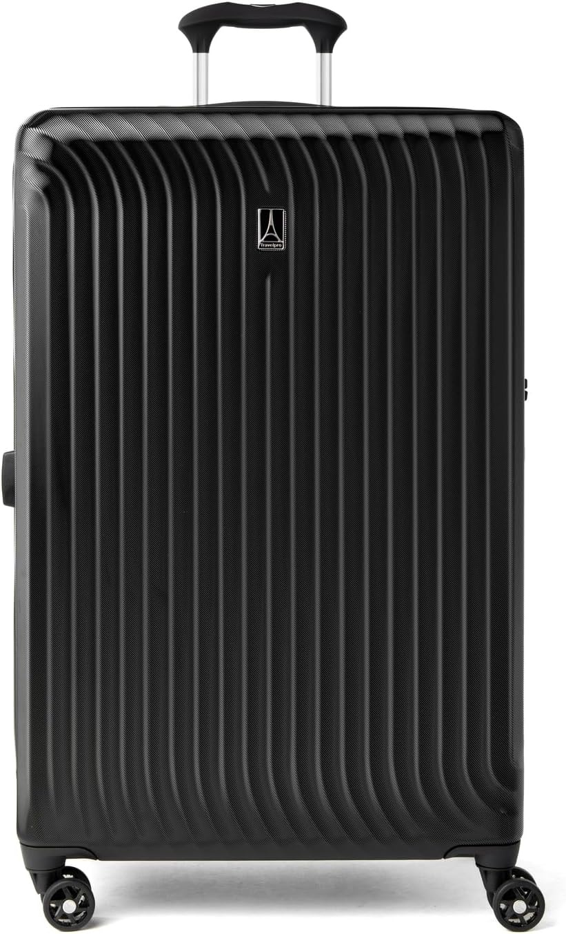 image:imageTravelpro Maxlite Air Cabernet Hardside Checked Luggage 28Inch Lightweight Polycarbonate Hard Shell With 8 Spinner Wheels Expandable Design amp AirlineFriendly SizingBlack