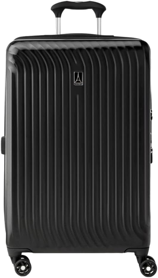 image:imageTravelpro Maxlite Air Cabernet Hardside Checked Luggage 28Inch Lightweight Polycarbonate Hard Shell With 8 Spinner Wheels Expandable Design amp AirlineFriendly SizingBlack