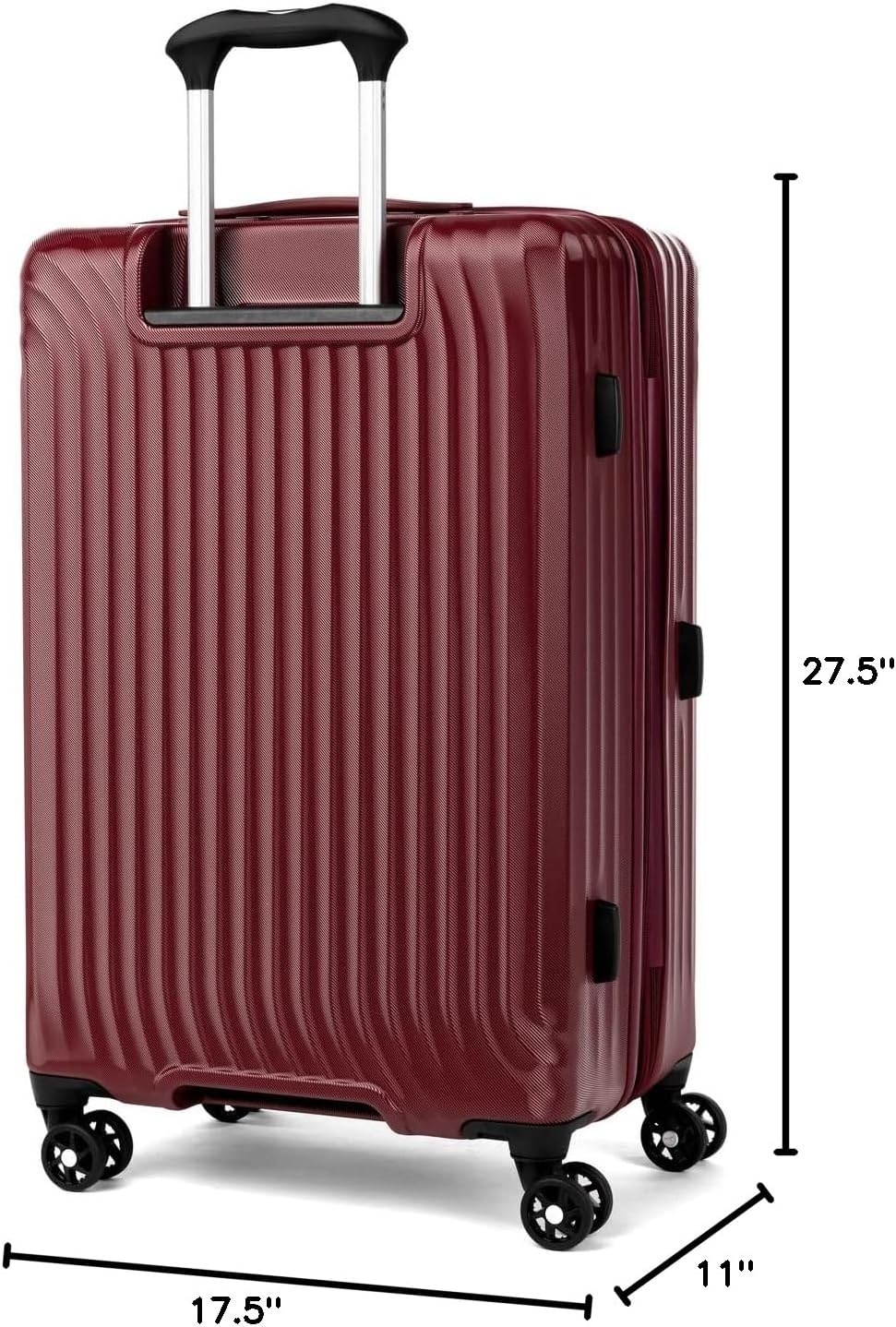 image:imageTravelpro Maxlite Air Cabernet Hardside Checked Luggage 28Inch Lightweight Polycarbonate Hard Shell With 8 Spinner Wheels Expandable Design amp AirlineFriendly SizingCabernet
