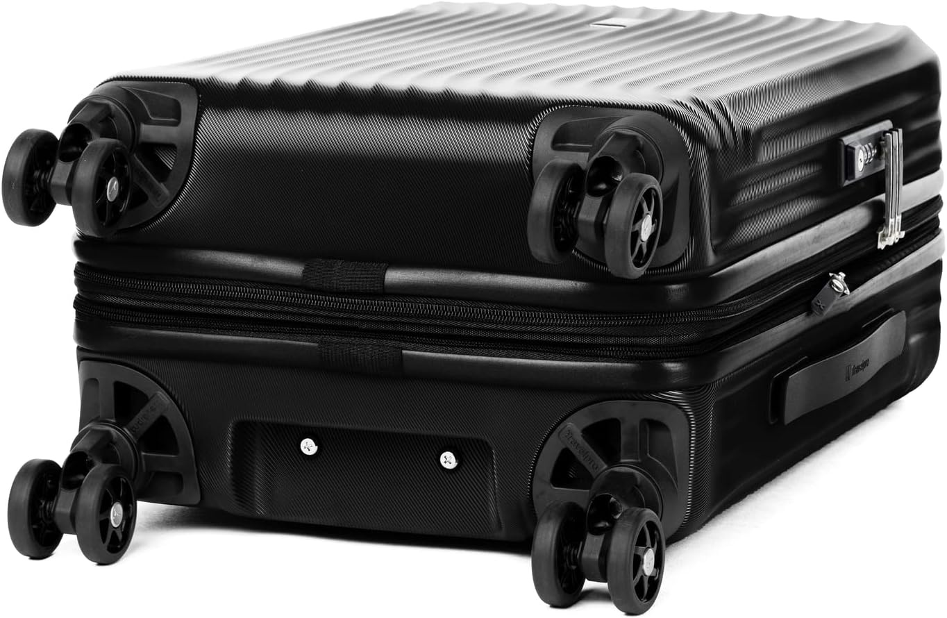 image:imageTravelpro Maxlite Air Cabernet Hardside Checked Luggage 28Inch Lightweight Polycarbonate Hard Shell With 8 Spinner Wheels Expandable Design amp AirlineFriendly SizingBlack