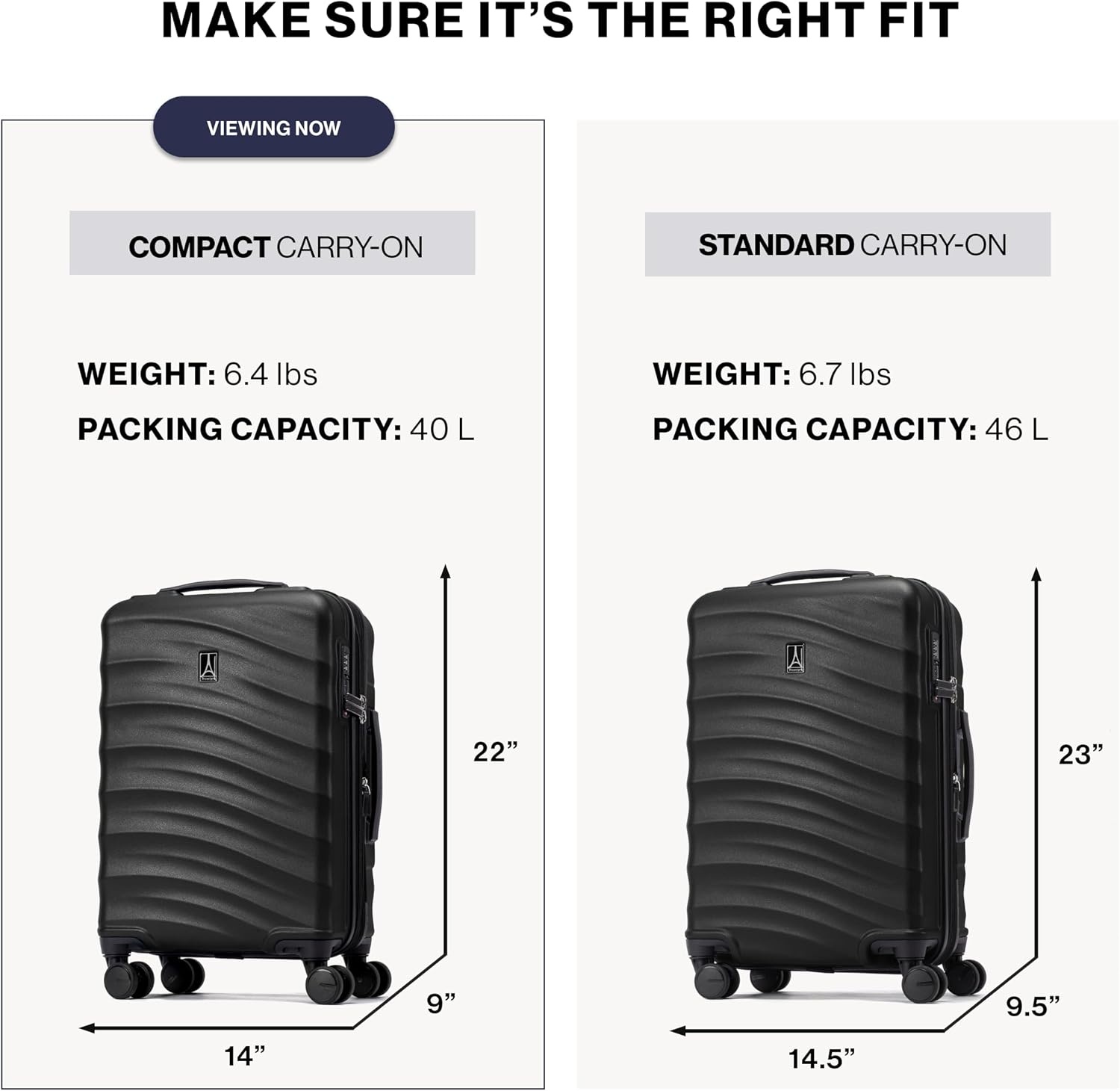 image:imageTravelpro Maxlite Air V2 Hardside Expandable CarryOn Black 19Inch Lightweight Hard Shell Luggage 8 Spinner Wheels TSA Lock amp Polycarbonate Exterior Designed for Men amp WomenSlate Green