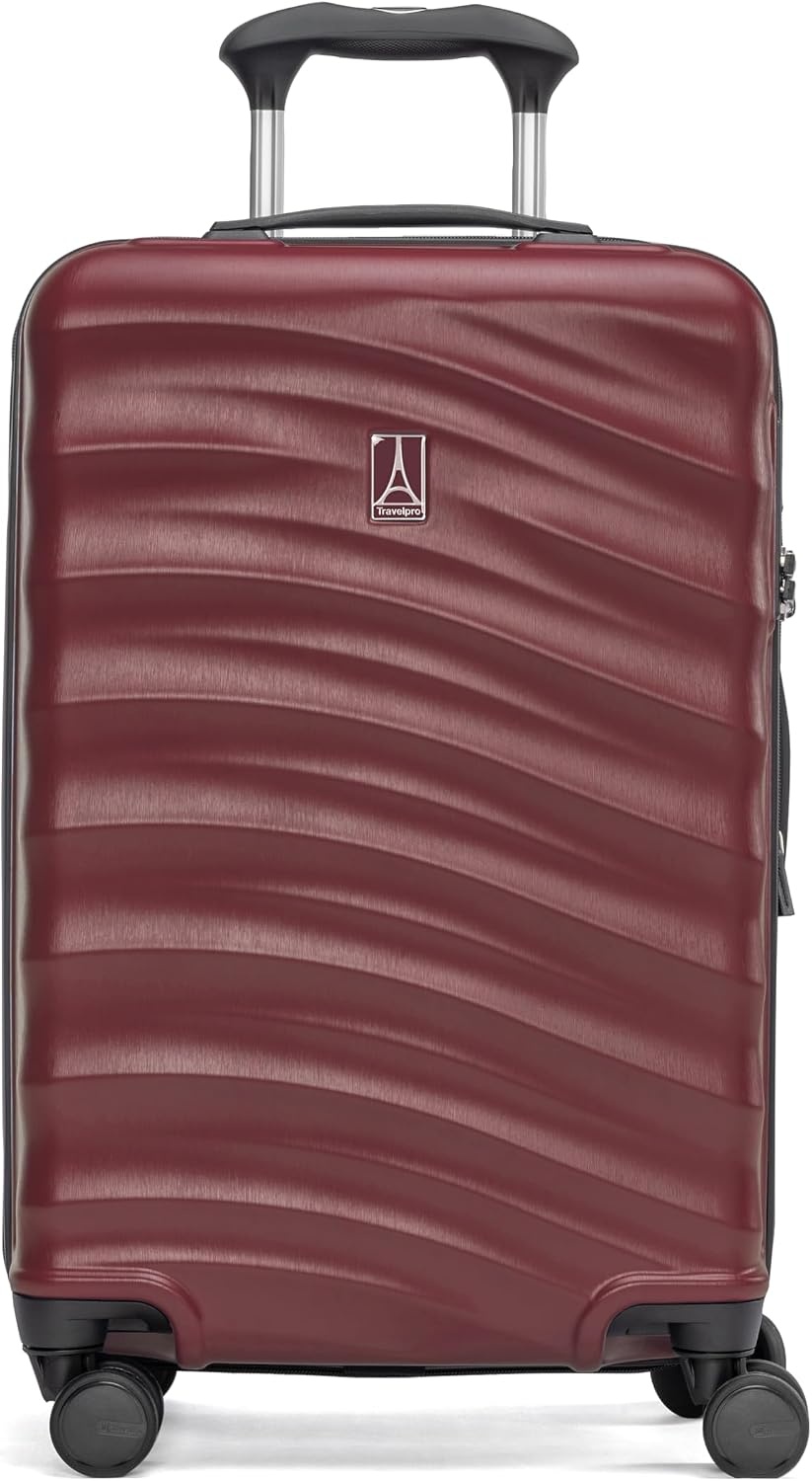 image:imageTravelpro Maxlite Air V2 Hardside Expandable Checked Black 28Inch Lightweight Polycarbonate Hard Shell Luggage 8 Spinner Wheels TSA Lock amp Durable Construction Men amp WomenCabernet