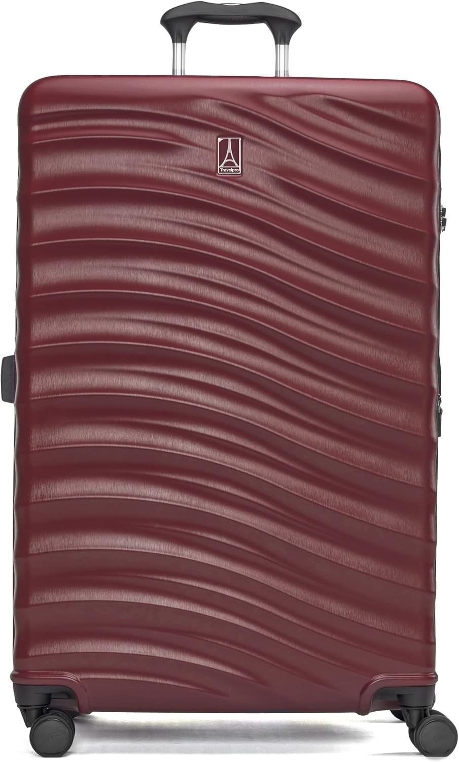 image:imageTravelpro Maxlite Air V2 Hardside Expandable Checked Black 28Inch Lightweight Polycarbonate Hard Shell Luggage 8 Spinner Wheels TSA Lock amp Durable Construction Men amp WomenCabernet