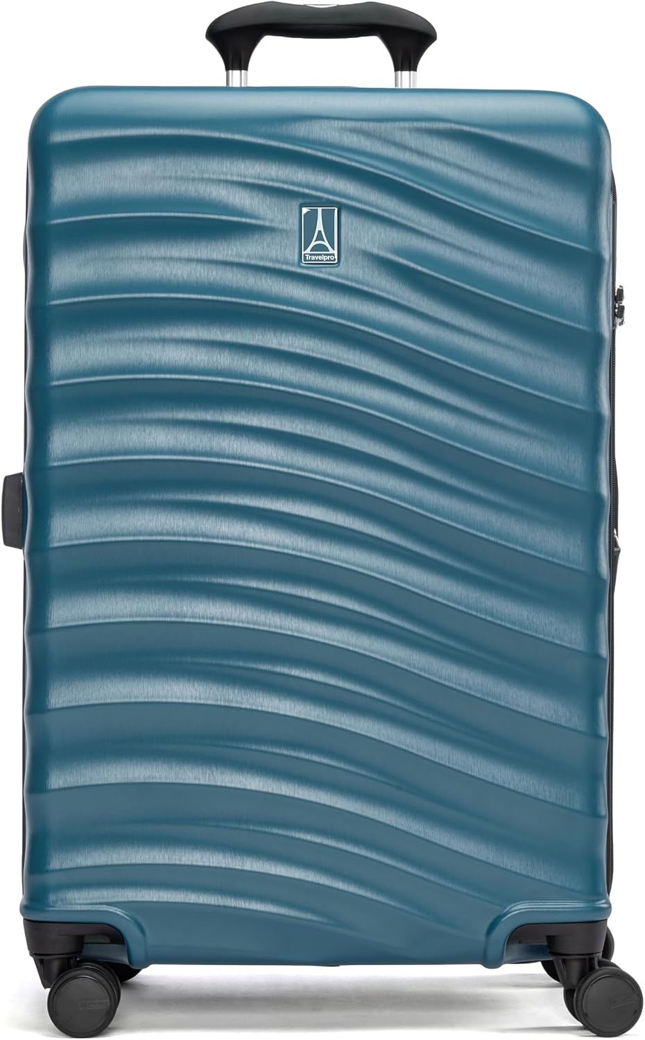 image:imageTravelpro Maxlite Air V2 Hardside Expandable Checked Black 28Inch Lightweight Polycarbonate Hard Shell Luggage 8 Spinner Wheels TSA Lock amp Durable Construction Men amp WomenTeal