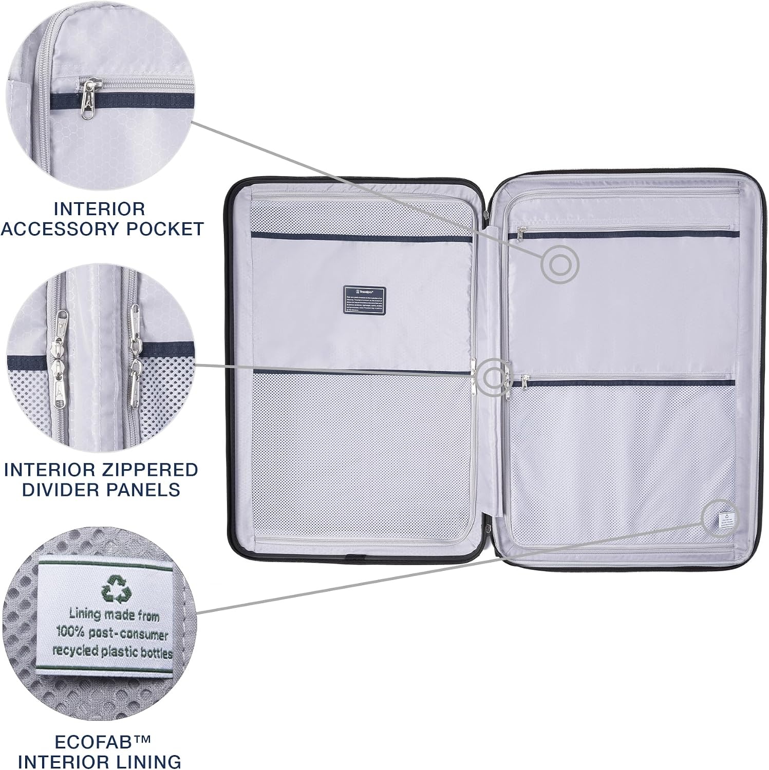 image:imageTravelpro Maxlite Air V2 Hardside Expandable Checked Black 28Inch Lightweight Polycarbonate Hard Shell Luggage 8 Spinner Wheels TSA Lock amp Durable Construction Men amp WomenCabernet