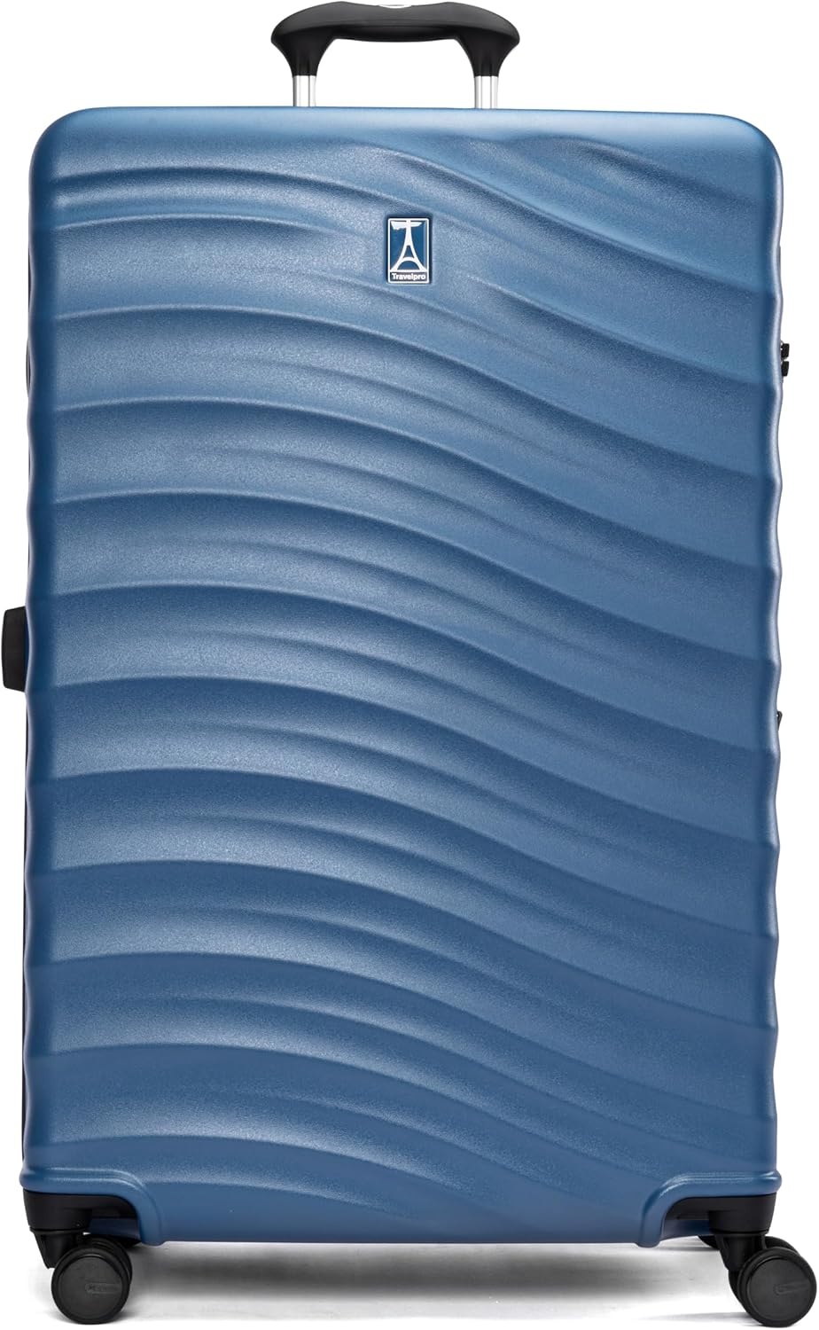 image:imageTravelpro Maxlite Air V2 Hardside Expandable Checked Black 28Inch Lightweight Polycarbonate Hard Shell Luggage 8 Spinner Wheels TSA Lock amp Durable Construction Men amp WomenEnsign Blue