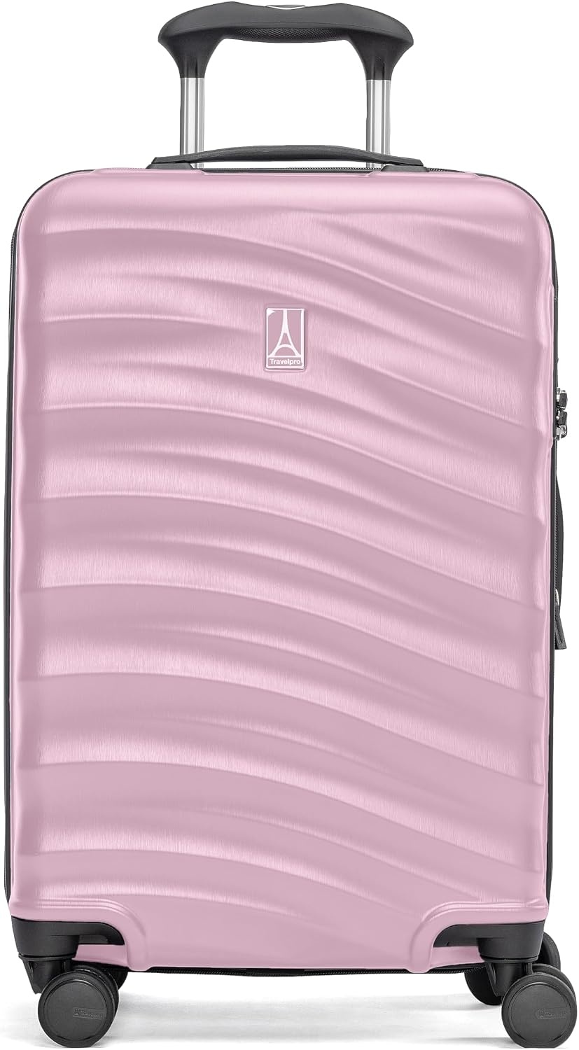 image:imageTravelpro Maxlite Air V2 Hardside Expandable Checked Black 28Inch Lightweight Polycarbonate Hard Shell Luggage 8 Spinner Wheels TSA Lock amp Durable Construction Men amp WomenPink