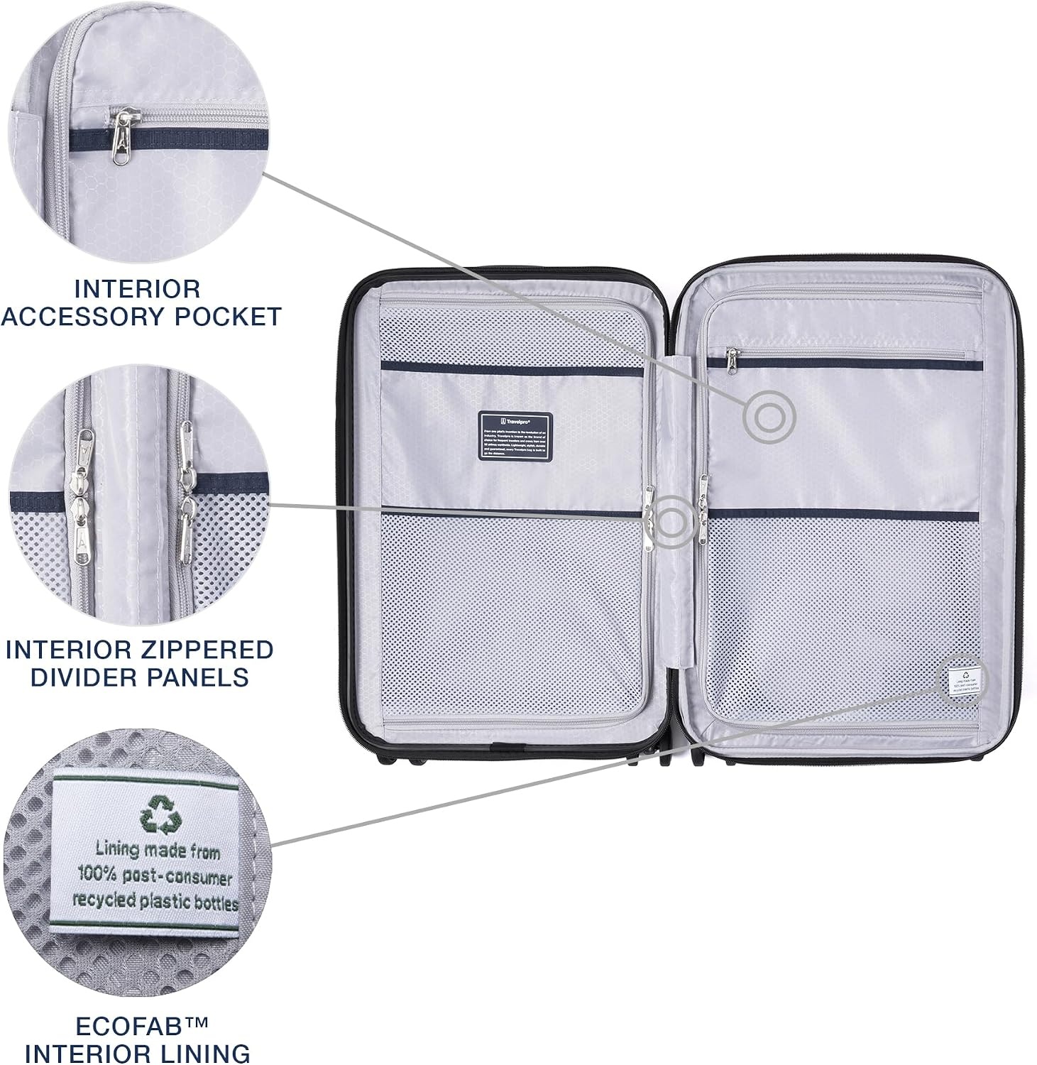 image:imageTravelpro Maxlite Air V2 Hardside Expandable Checked Black 28Inch Lightweight Polycarbonate Hard Shell Luggage 8 Spinner Wheels TSA Lock amp Durable Construction Men amp WomenCabernet