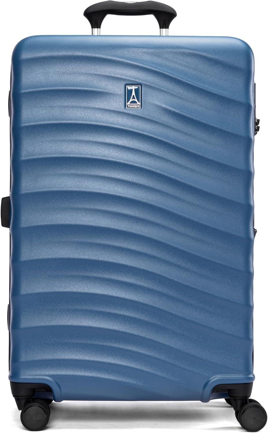 image:imageTravelpro Maxlite Air V2 Hardside Expandable Checked Black 28Inch Lightweight Polycarbonate Hard Shell Luggage 8 Spinner Wheels TSA Lock amp Durable Construction Men amp WomenEnsign Blue