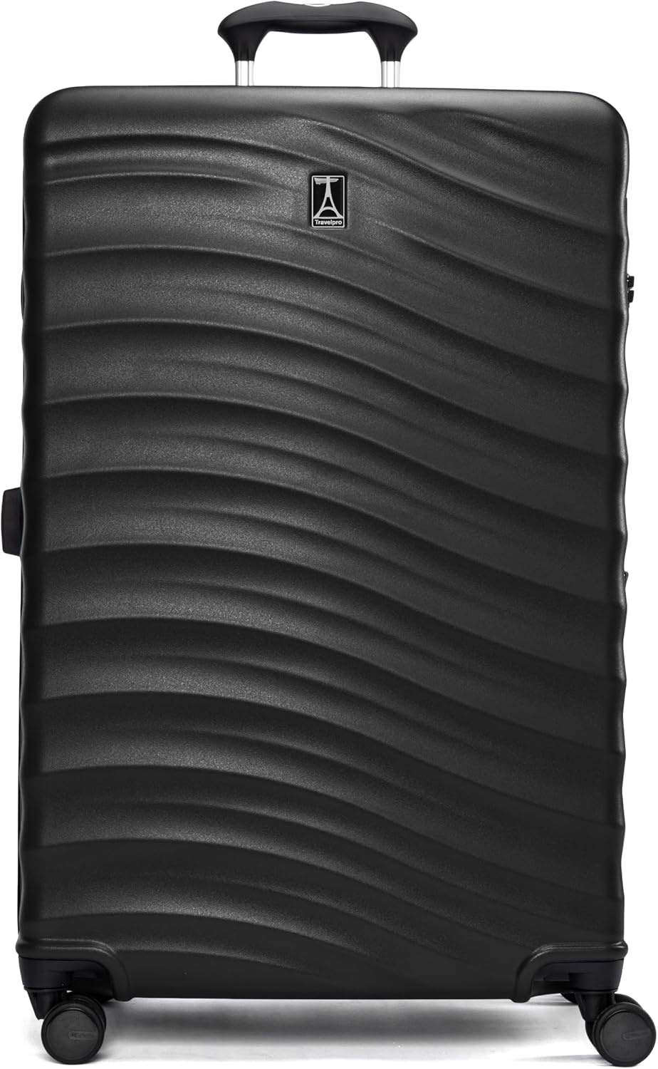 image:imageTravelpro Maxlite Air V2 Hardside Expandable Checked Black 28Inch Lightweight Polycarbonate Hard Shell Luggage 8 Spinner Wheels TSA Lock amp Durable Construction Men amp WomenBlack