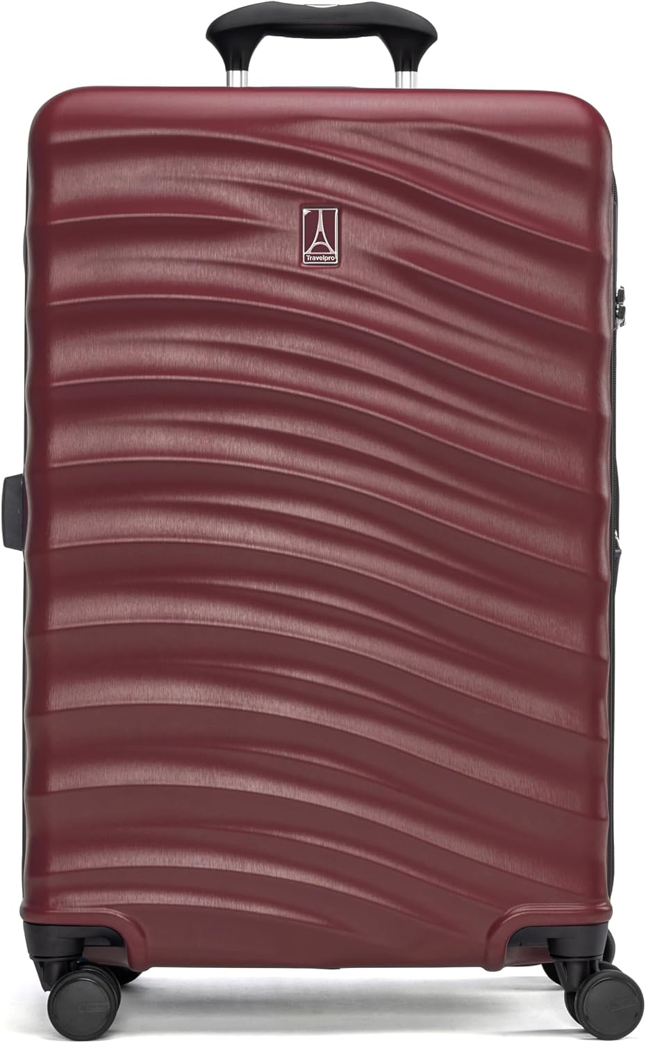 image:imageTravelpro Maxlite Air V2 Hardside Expandable Checked Black 28Inch Lightweight Polycarbonate Hard Shell Luggage 8 Spinner Wheels TSA Lock amp Durable Construction Men amp WomenCabernet