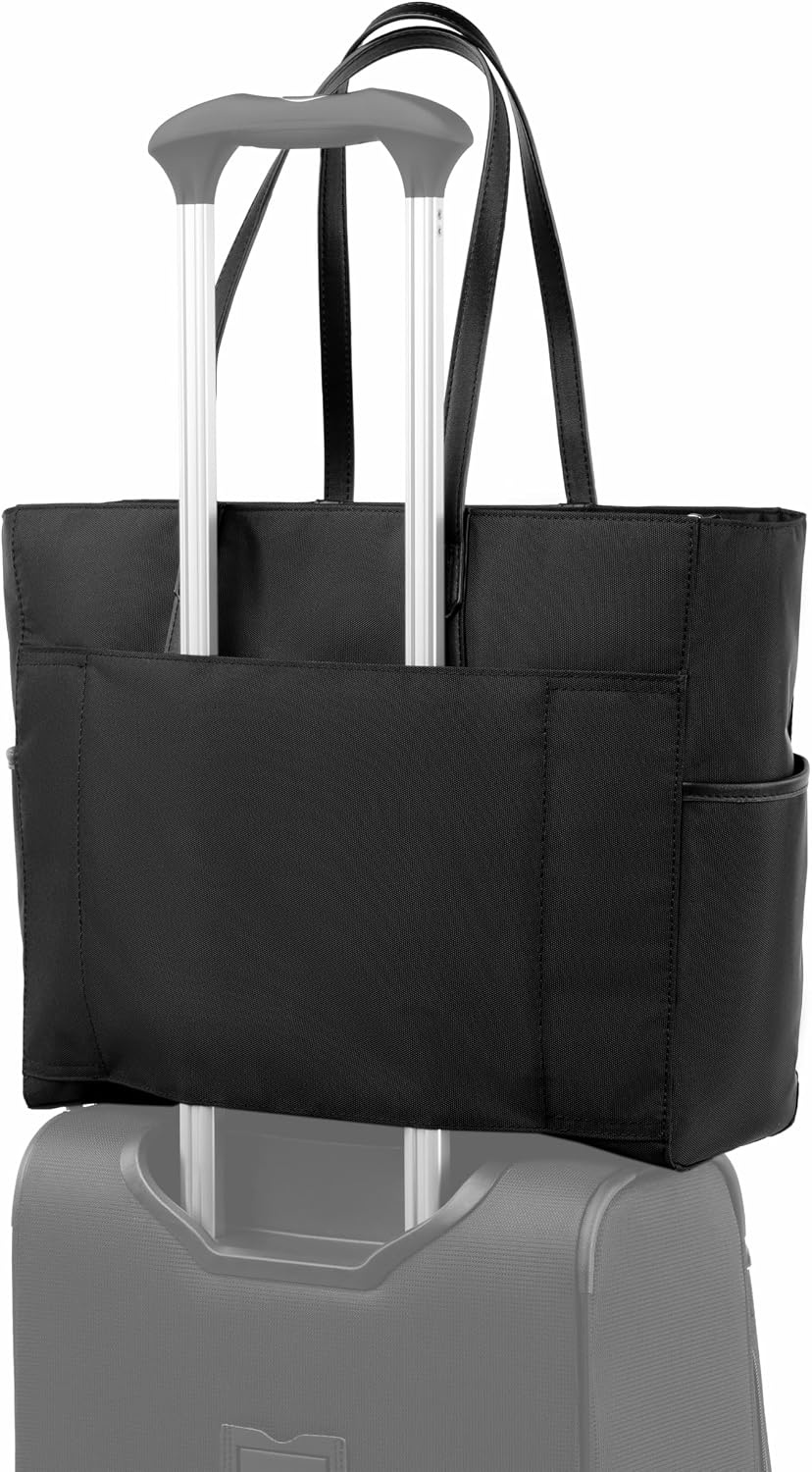 image:imageTravelpro Maxlite Softside Womens CarryOn Luggage Tote Bag Black Lightweight Womens Tote Fits Up to 16Inch Laptop Designed for Work School Travel Tote amp More