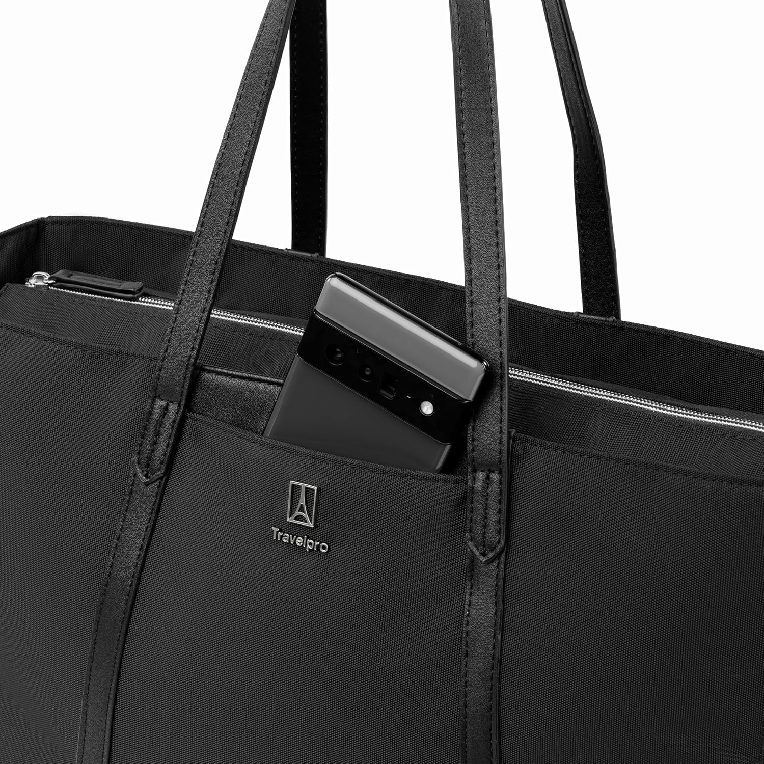 image:imageTravelpro Maxlite Softside Womens CarryOn Luggage Tote Bag Black Lightweight Womens Tote Fits Up to 16Inch Laptop Designed for Work School Travel Tote amp More