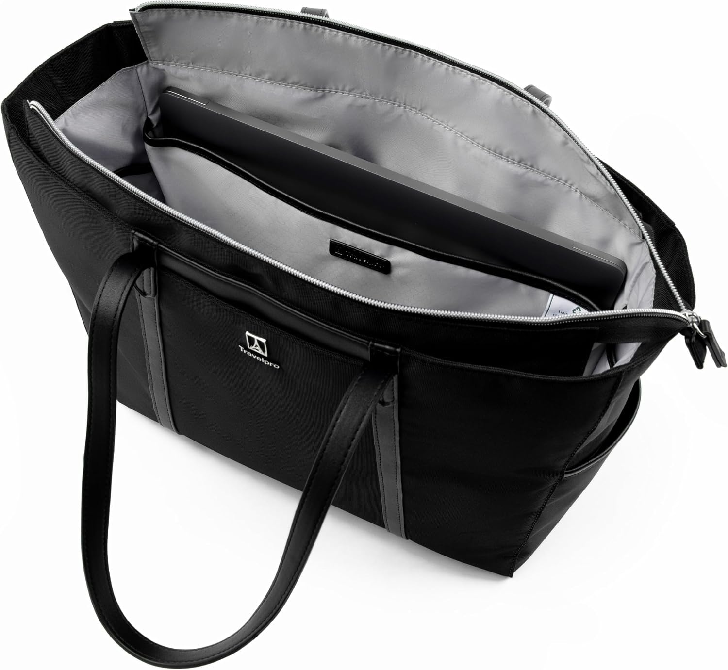 image:imageTravelpro Maxlite Softside Womens CarryOn Luggage Tote Bag Black Lightweight Womens Tote Fits Up to 16Inch Laptop Designed for Work School Travel Tote amp More