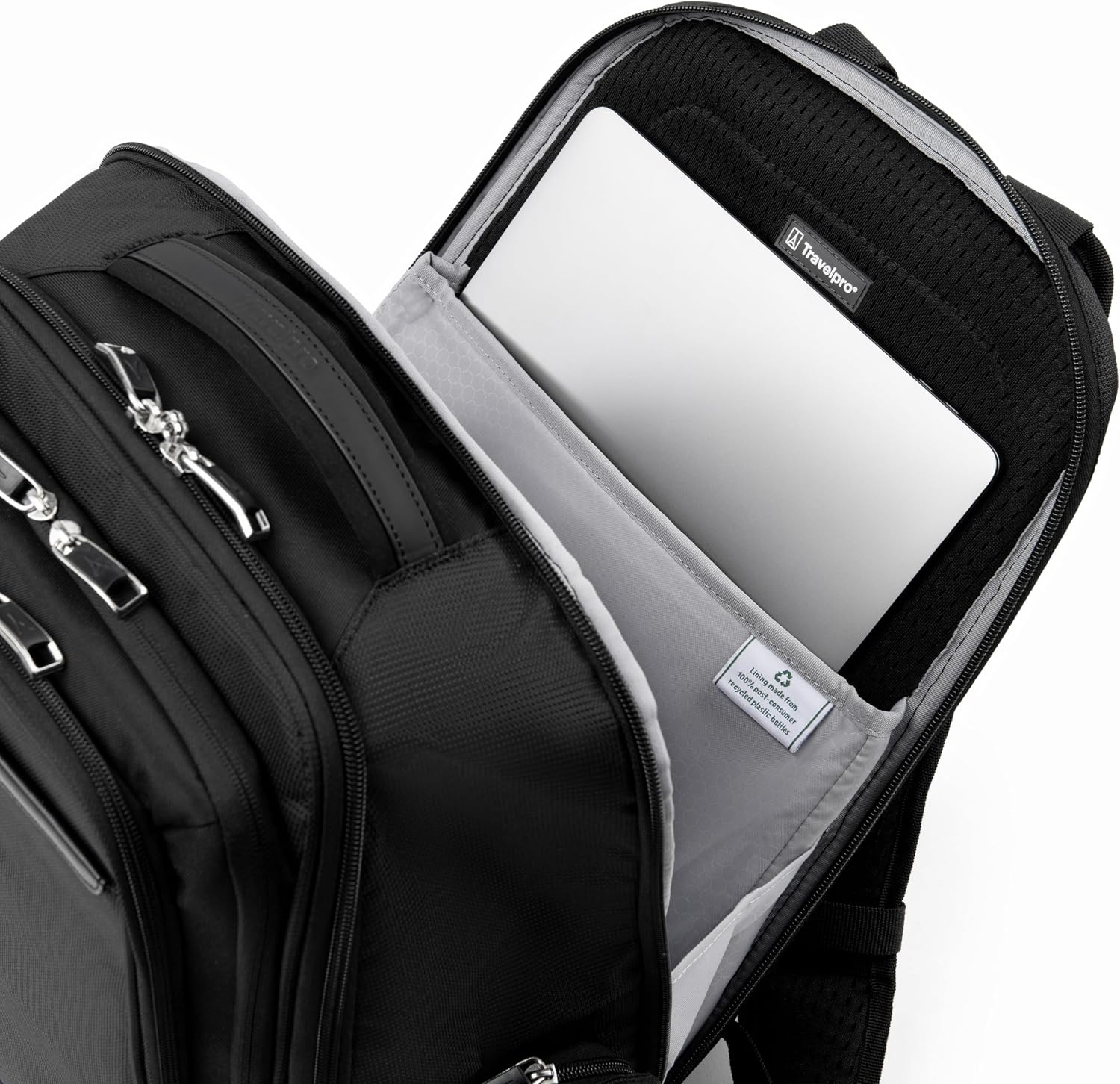 image:imageTravelpro Maxlite Travel Laptop Backpack Black 18Inch Fits Up to 16Inch Laptop amp 11Inch Tablet WaterResistant amp Lightweight for Work Everyday Carry for Men amp Women