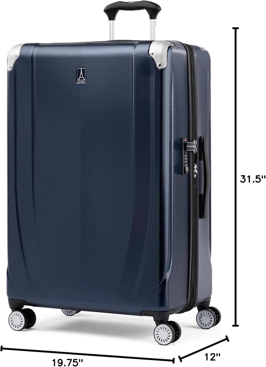 image:imageTravelpro Pathways 3 Hardside Luggage Set Teal 3Piece 212529 Carry on Medium Large Checked Expandable Hard Shell 8 Spinner Wheels amp TSAApproved Lock Lightweight for Men amp WomenRoyal Blue