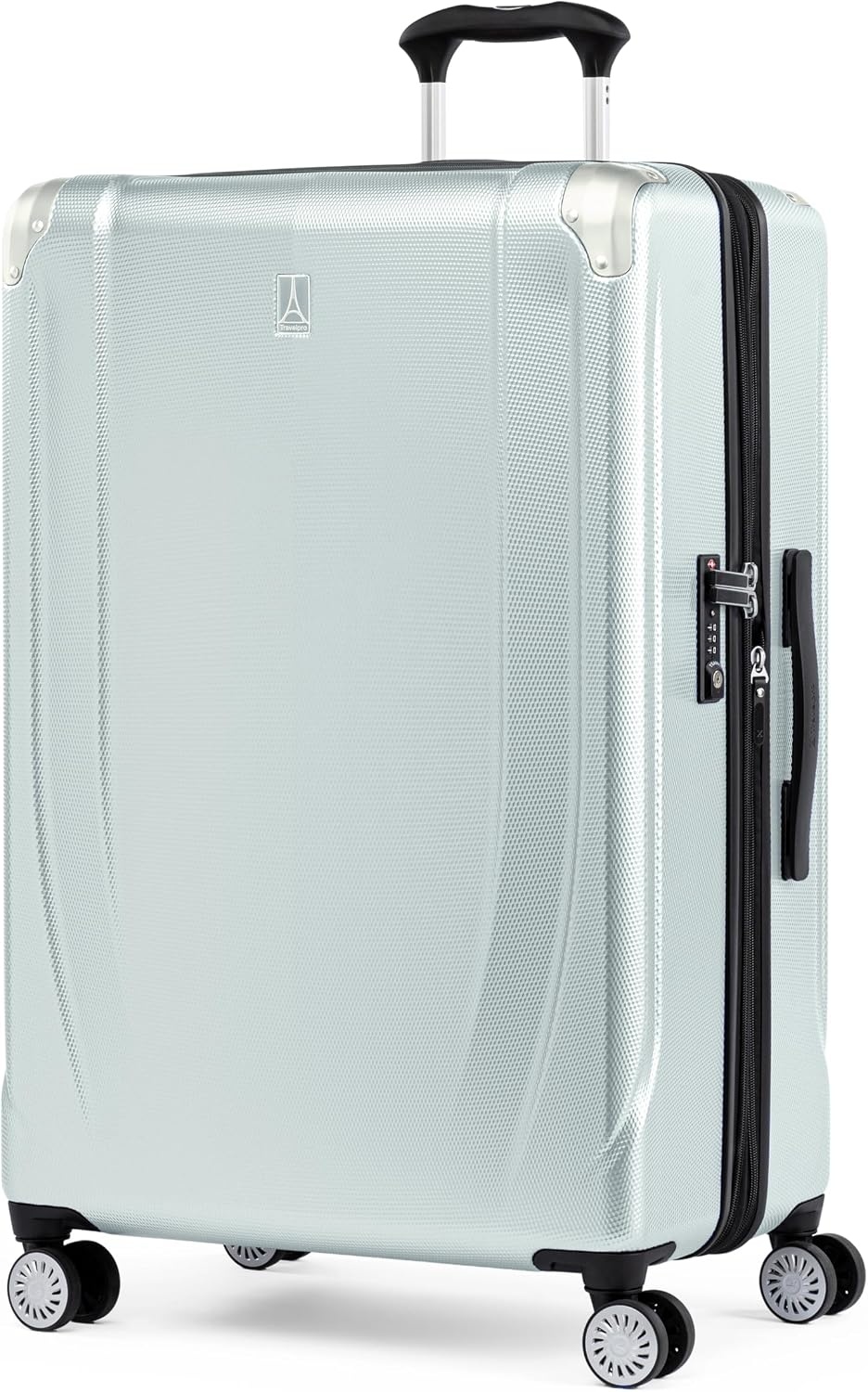 image:imageTravelpro Pathways 3 Hardside Luggage Set Teal 3Piece 212529 Carry on Medium Large Checked Expandable Hard Shell 8 Spinner Wheels amp TSAApproved Lock Lightweight for Men amp WomenCloud Grey