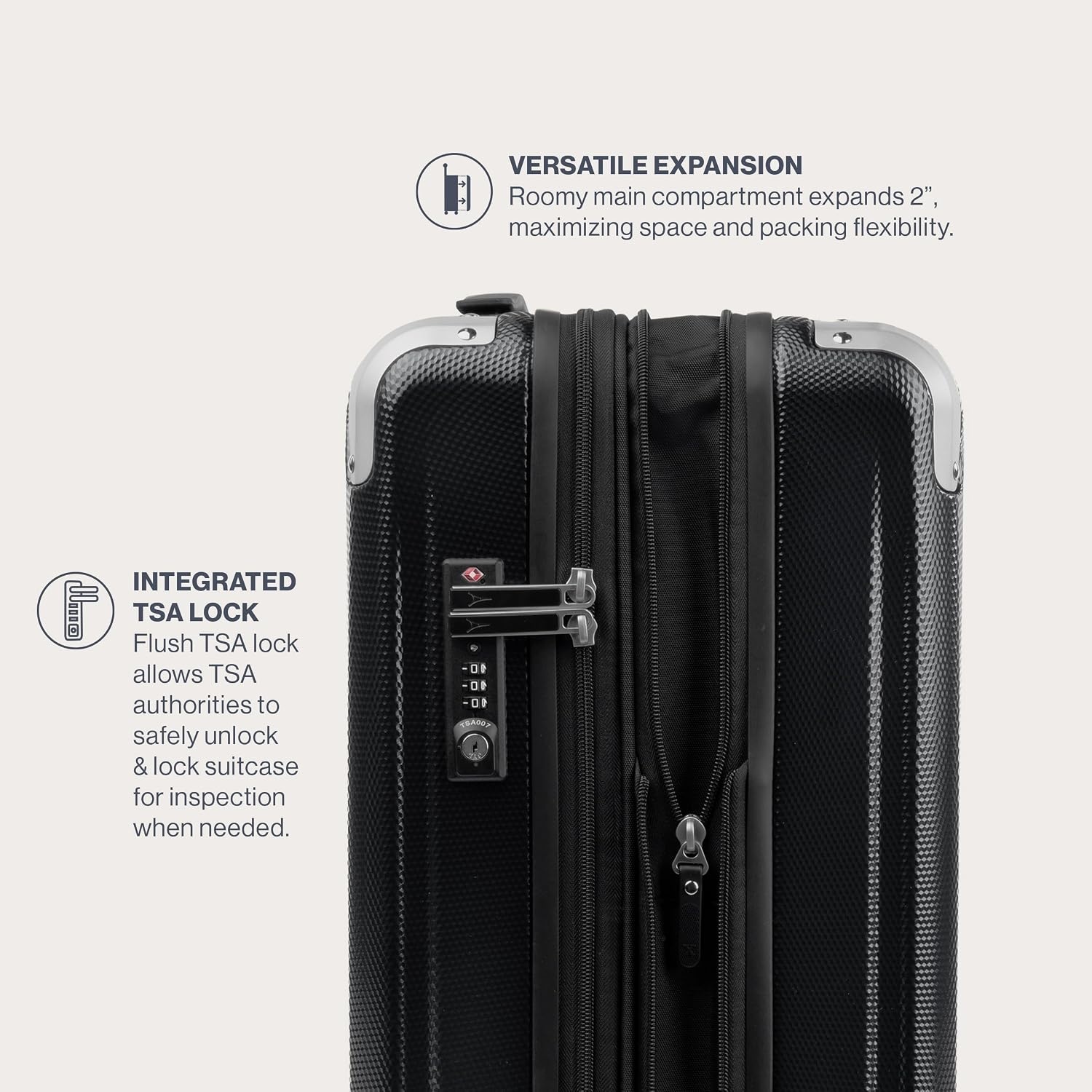 image:imageTravelpro Pathways 3 Hardside Luggage Set Teal 3Piece 212529 Carry on Medium Large Checked Expandable Hard Shell 8 Spinner Wheels amp TSAApproved Lock Lightweight for Men amp WomenBlack Knight