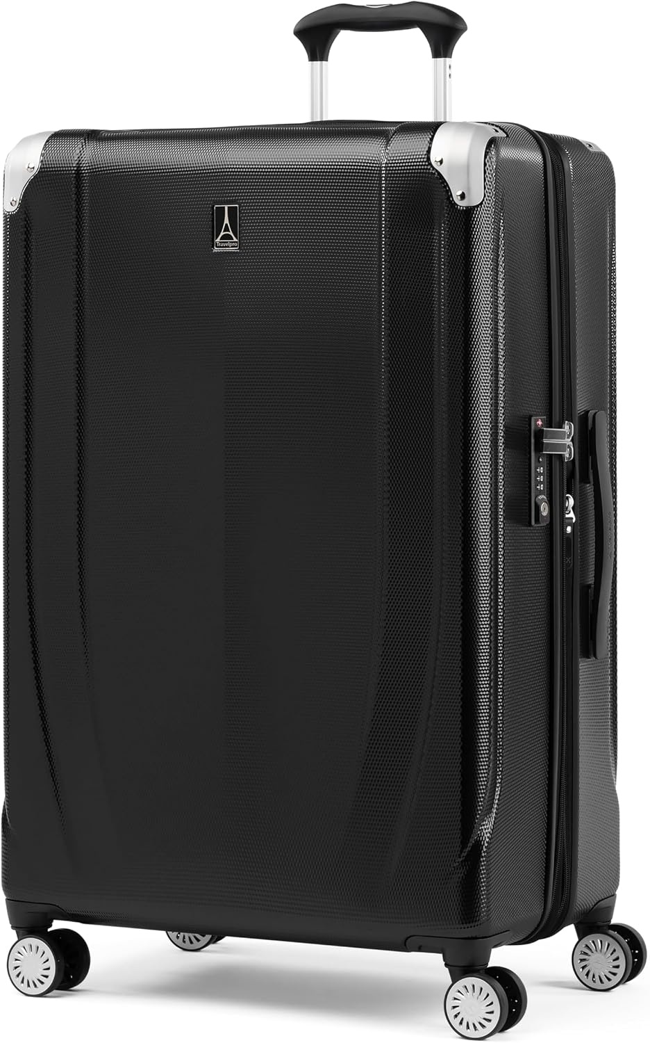 image:imageTravelpro Pathways 3 Hardside Luggage Set Teal 3Piece 212529 Carry on Medium Large Checked Expandable Hard Shell 8 Spinner Wheels amp TSAApproved Lock Lightweight for Men amp WomenBlack Knight