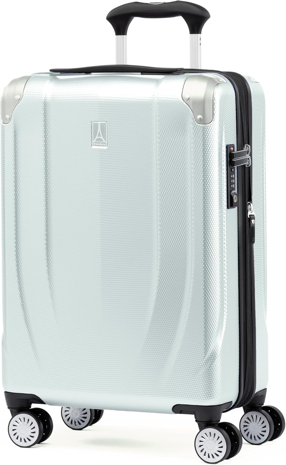 image:imageTravelpro Pathways 3 Hardside Luggage Set Teal 3Piece 212529 Carry on Medium Large Checked Expandable Hard Shell 8 Spinner Wheels amp TSAApproved Lock Lightweight for Men amp WomenCloud Grey