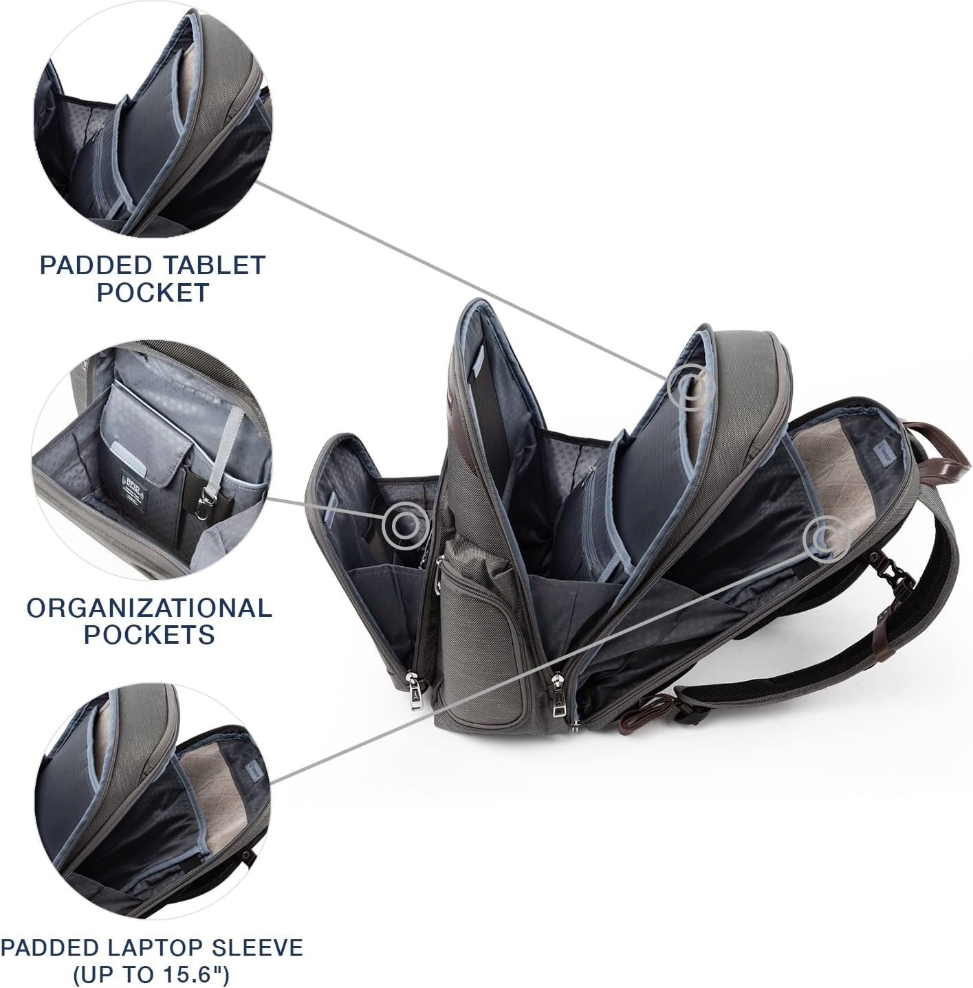 image:imageTravelpro Platinum Elite Business Laptop Backpack Fits up to 175 Inch Laptop Work School Travel Men and Women