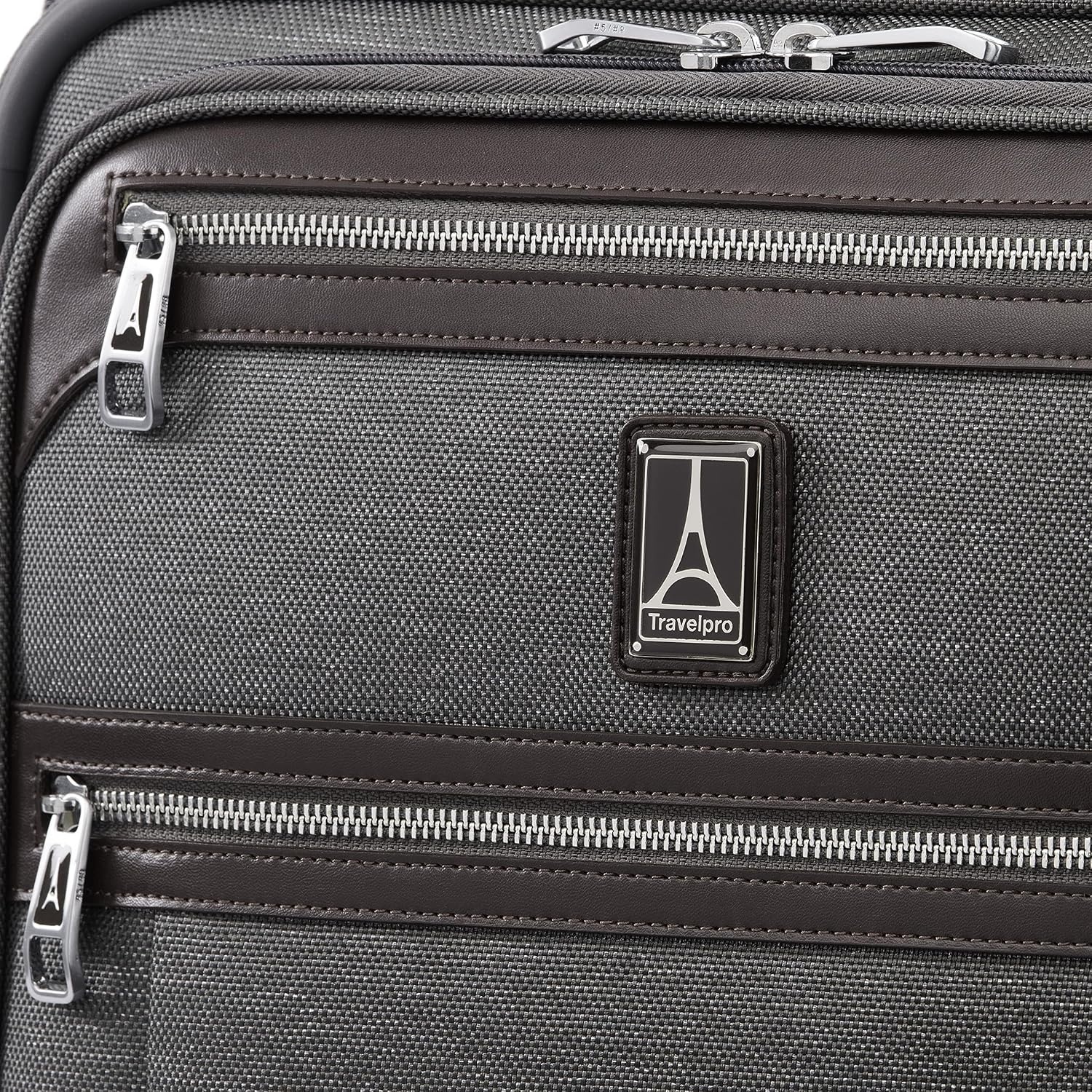 image:imageTravelpro Platinum Elite CarryOn Luggage Spinner Grey 19InchVintage Grey