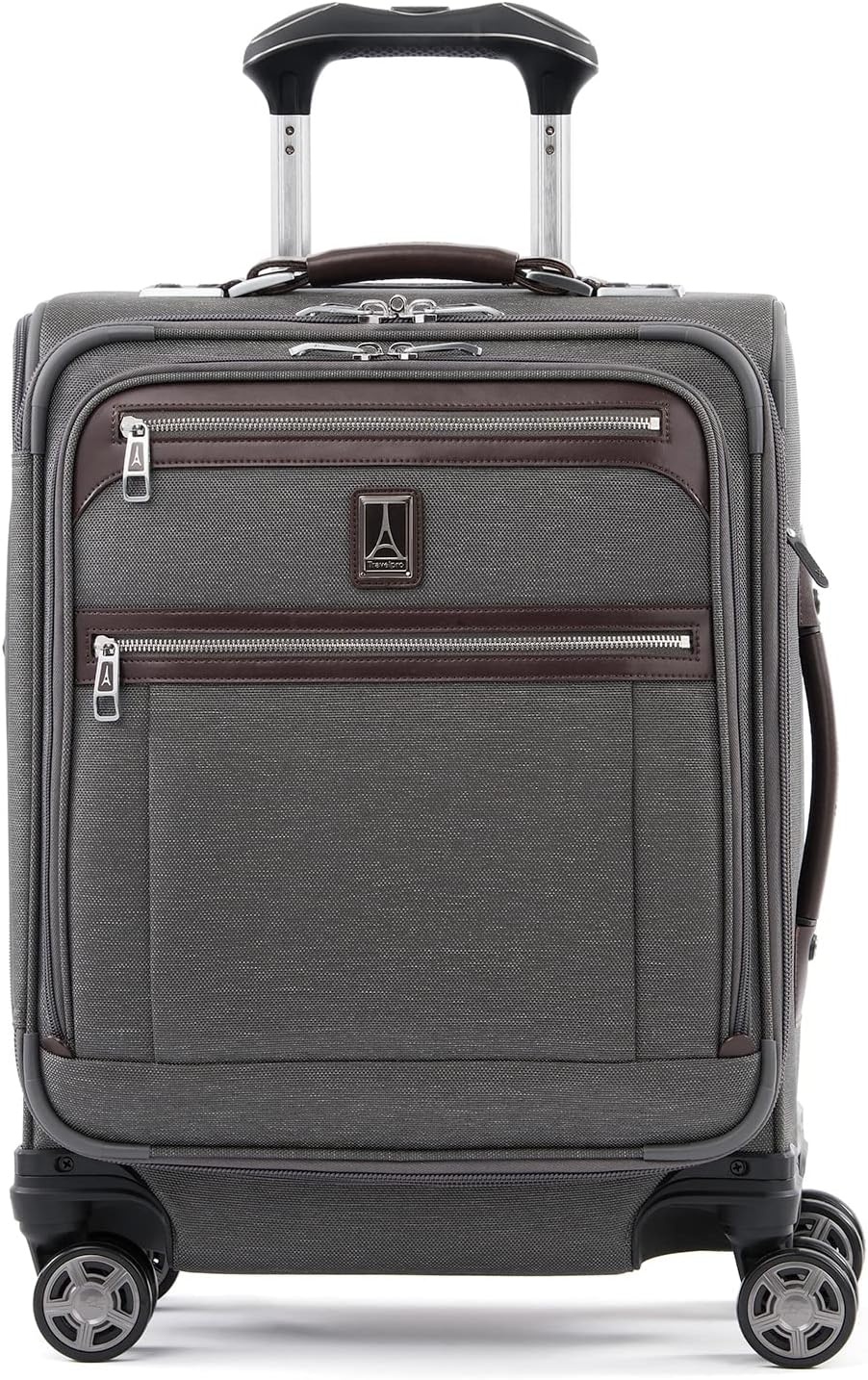 image:imageTravelpro Platinum Elite CarryOn Luggage Spinner Grey 19InchVintage Grey