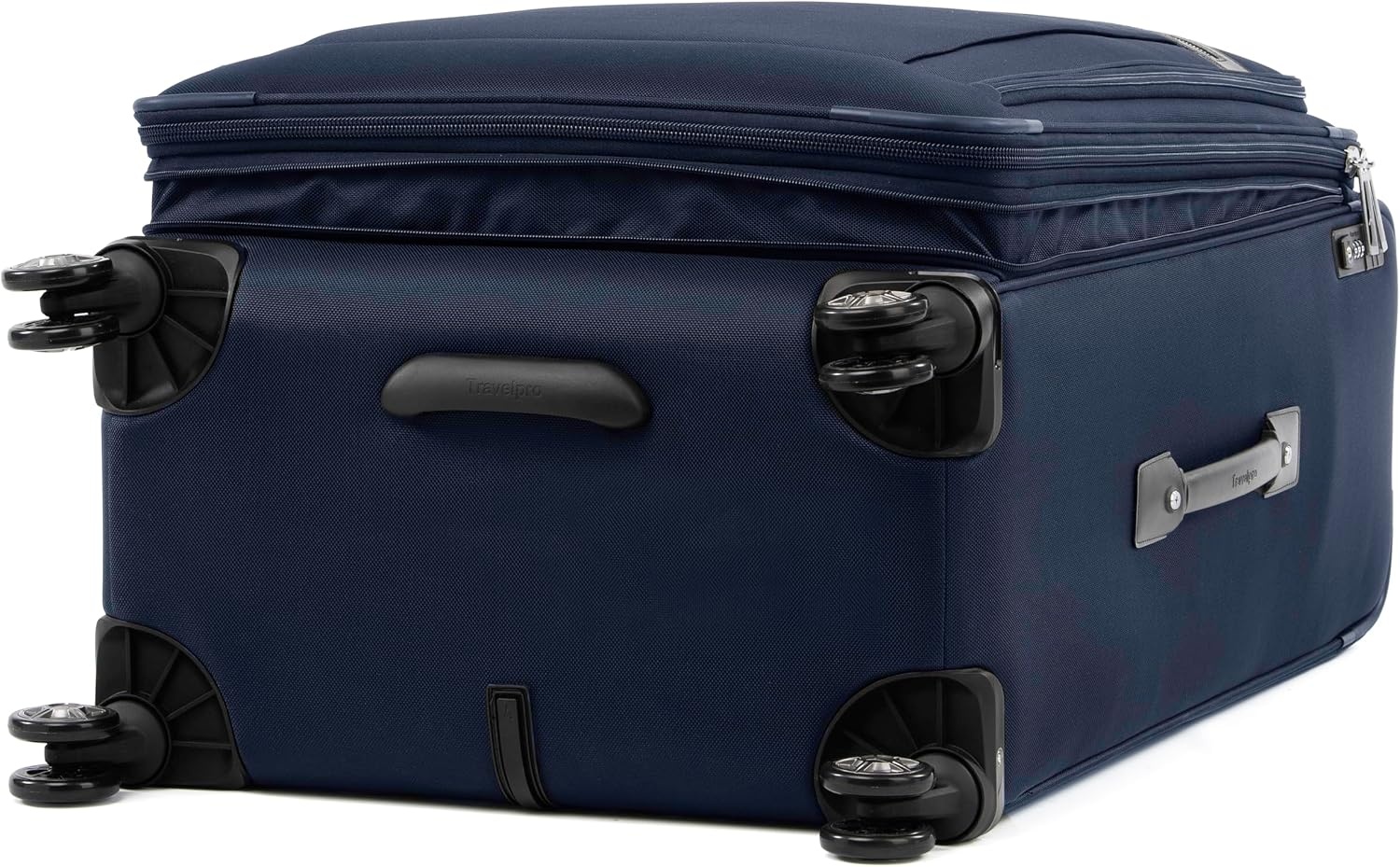 image:imageTravelpro Platinum Elite CarryOn Luggage Spinner Grey 21InchDark Blue