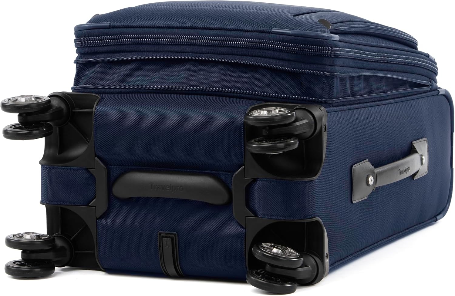 image:imageTravelpro Platinum Elite CarryOn Luggage Spinner Grey 21InchDark Blue