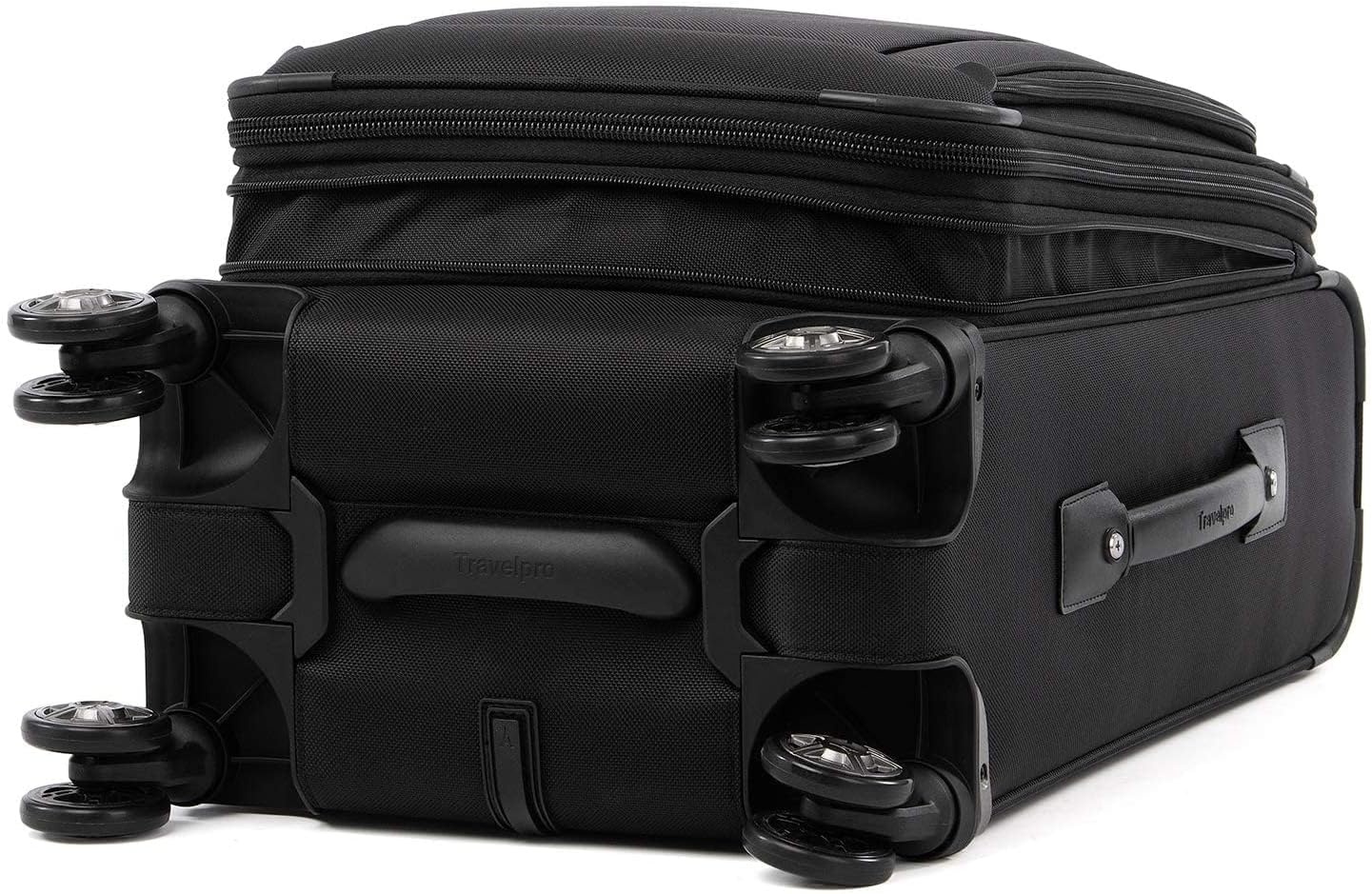 image:imageTravelpro Platinum Elite CarryOn Luggage Spinner Grey 21InchShadow Black