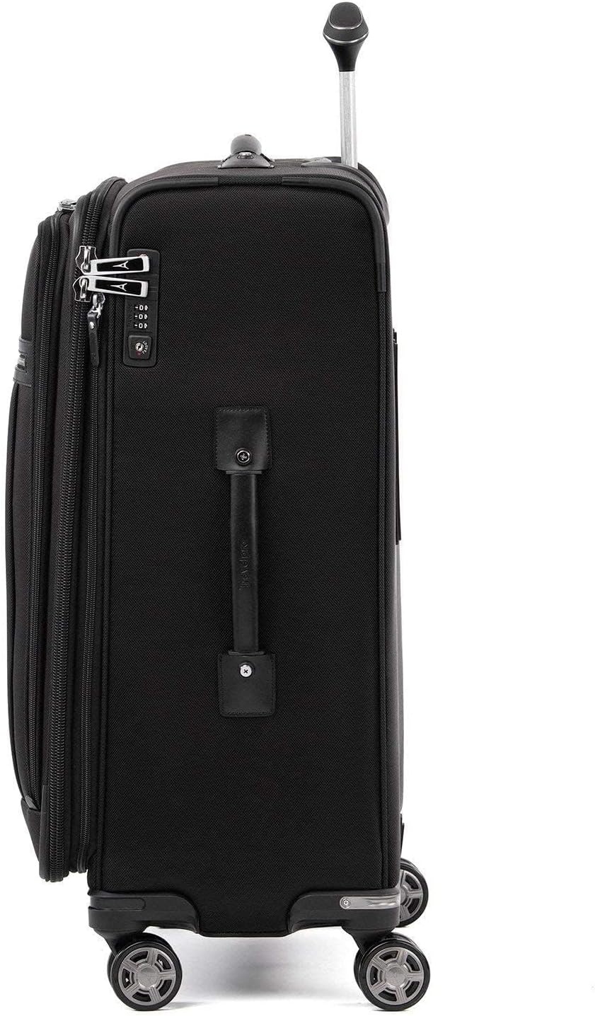 image:imageTravelpro Platinum Elite CarryOn Luggage Spinner Grey 21InchShadow Black