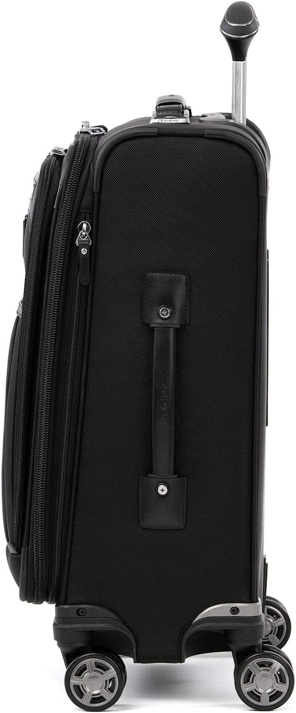 image:imageTravelpro Platinum Elite CarryOn Luggage Spinner Grey 21InchShadow Black
