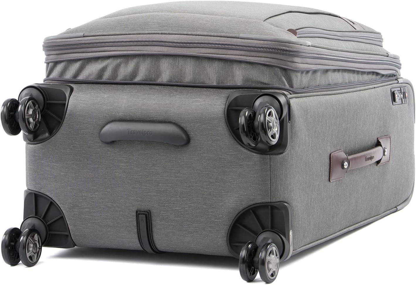 image:imageTravelpro Platinum Elite CarryOn Luggage Spinner Grey 21InchVintage Grey