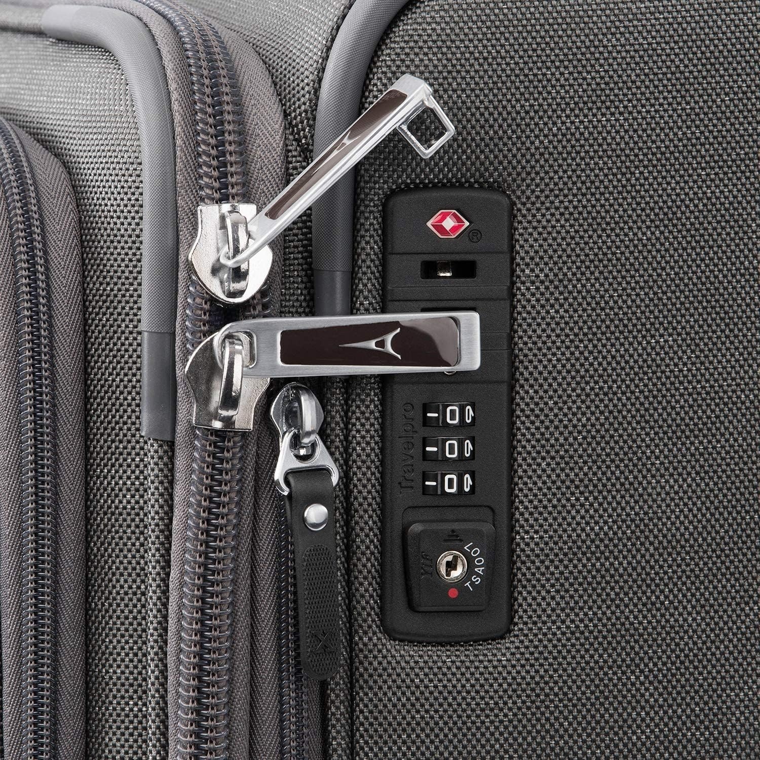 image:imageTravelpro Platinum Elite CarryOn Luggage Spinner Grey 21InchVintage Grey
