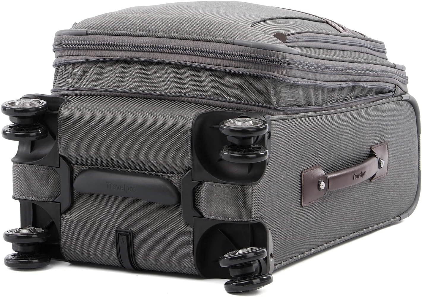 image:imageTravelpro Platinum Elite CarryOn Luggage Spinner Grey 21InchVintage Grey