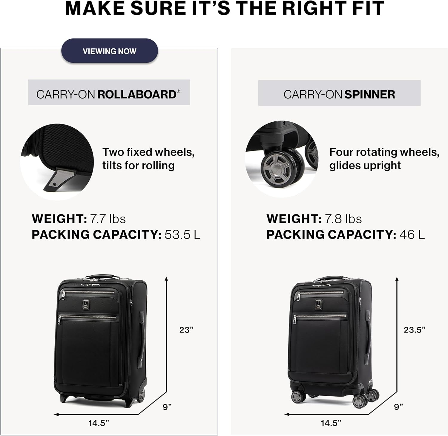 image:imageTravelpro Platinum Elite CarryOn Luggage Upright Grey 22Inch Expandable Softside With USB Port amp Multiple Organized Compartments for Men amp Women TravelersTrue Navy
