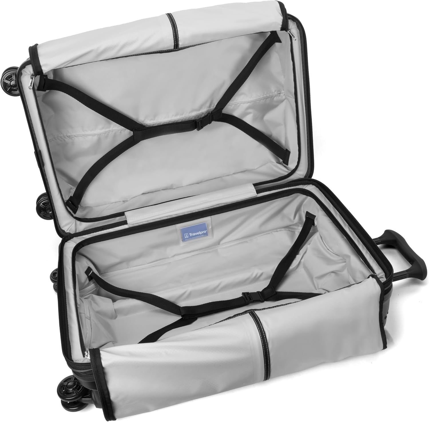 image:imageTravelpro Platinum Elite Hardside CarryOn Luggage Spinner Black 21Inch TSA Lock amp Hard Shell Polycarbonate With 8 Spinner Wheels amp Expandable Design for Business amp Leisure TravelJet Black