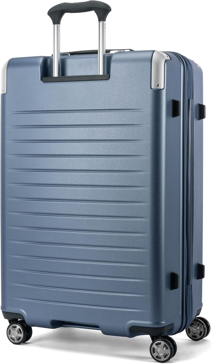 image:imageTravelpro Platinum Elite Hardside CarryOn Luggage Spinner Black 21Inch TSA Lock amp Hard Shell Polycarbonate With 8 Spinner Wheels amp Expandable Design for Business amp Leisure TravelDark Sky Blue