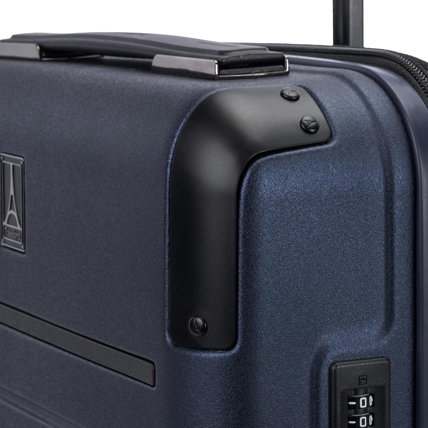 image:imageTravelpro Platinum Elite Hardside CarryOn Luggage Spinner Black 21Inch TSA Lock amp Hard Shell Polycarbonate With 8 Spinner Wheels amp Expandable Design for Business amp Leisure TravelAviator Navy