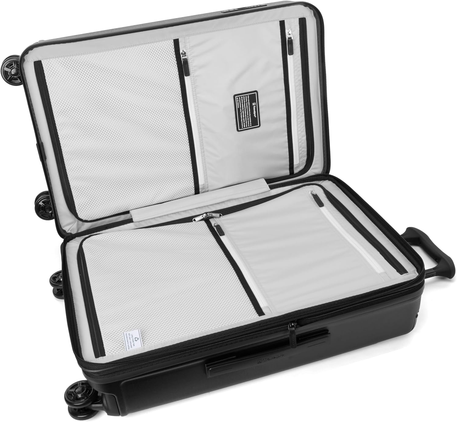 image:imageTravelpro Platinum Elite Hardside CarryOn Luggage Spinner Black 21Inch TSA Lock amp Hard Shell Polycarbonate With 8 Spinner Wheels amp Expandable Design for Business amp Leisure TravelJet Black