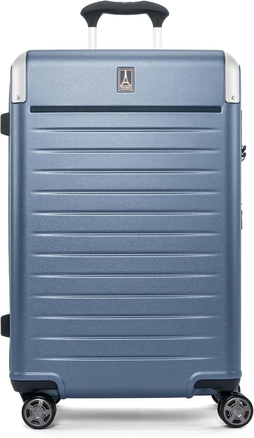 image:imageTravelpro Platinum Elite Hardside CarryOn Luggage Spinner Black 21Inch TSA Lock amp Hard Shell Polycarbonate With 8 Spinner Wheels amp Expandable Design for Business amp Leisure TravelDark Sky Blue