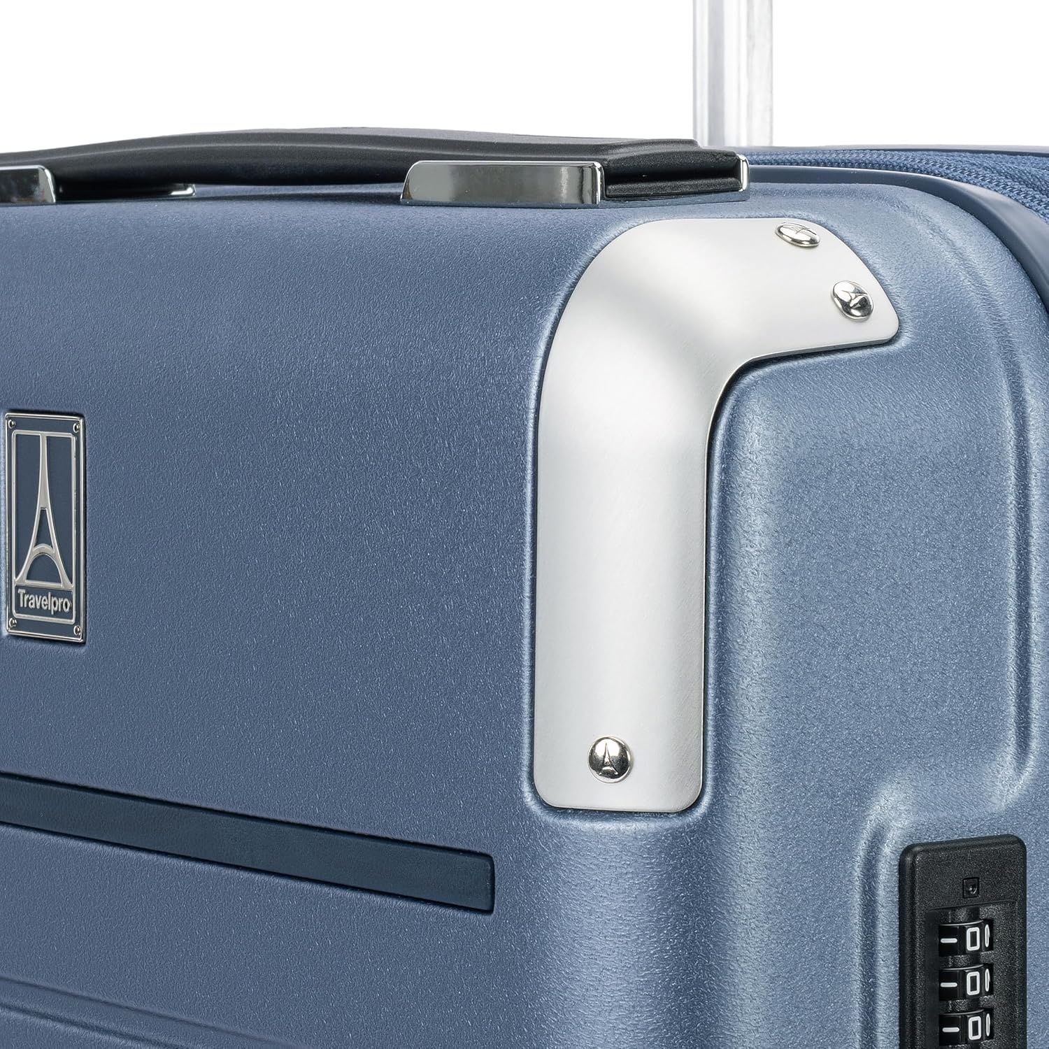 image:imageTravelpro Platinum Elite Hardside CarryOn Luggage Spinner Black 21Inch TSA Lock amp Hard Shell Polycarbonate With 8 Spinner Wheels amp Expandable Design for Business amp Leisure TravelDark Sky Blue