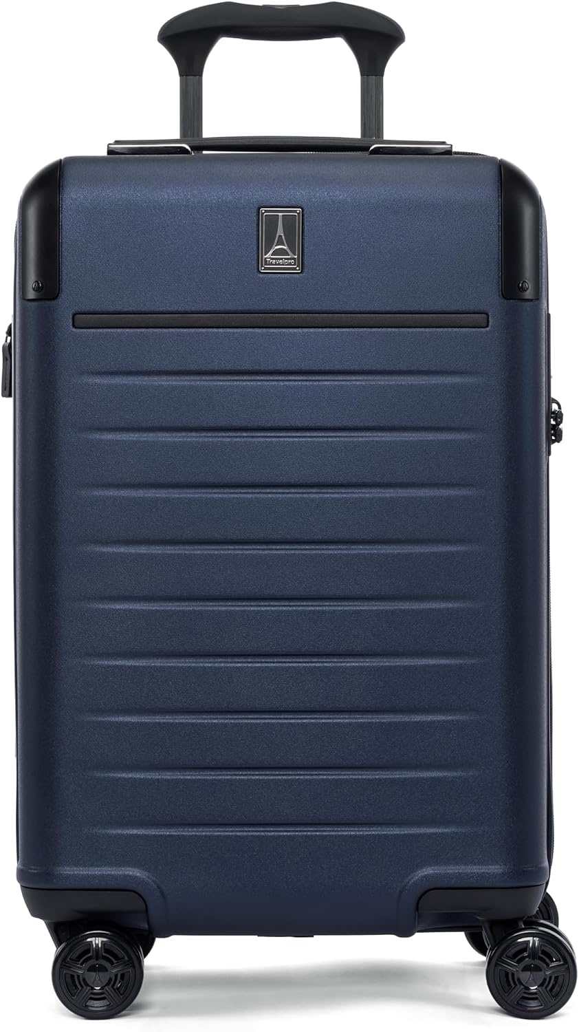 image:imageTravelpro Platinum Elite Hardside CarryOn Luggage Spinner Black 21Inch TSA Lock amp Hard Shell Polycarbonate With 8 Spinner Wheels amp Expandable Design for Business amp Leisure TravelAviator Navy