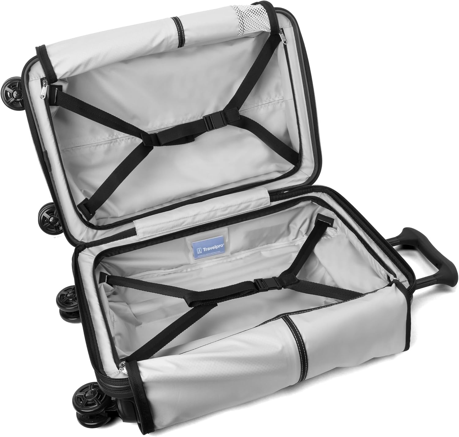 image:imageTravelpro Platinum Elite Hardside CarryOn Luggage Spinner Black 21Inch TSA Lock amp Hard Shell Polycarbonate With 8 Spinner Wheels amp Expandable Design for Business amp Leisure TravelJet Black